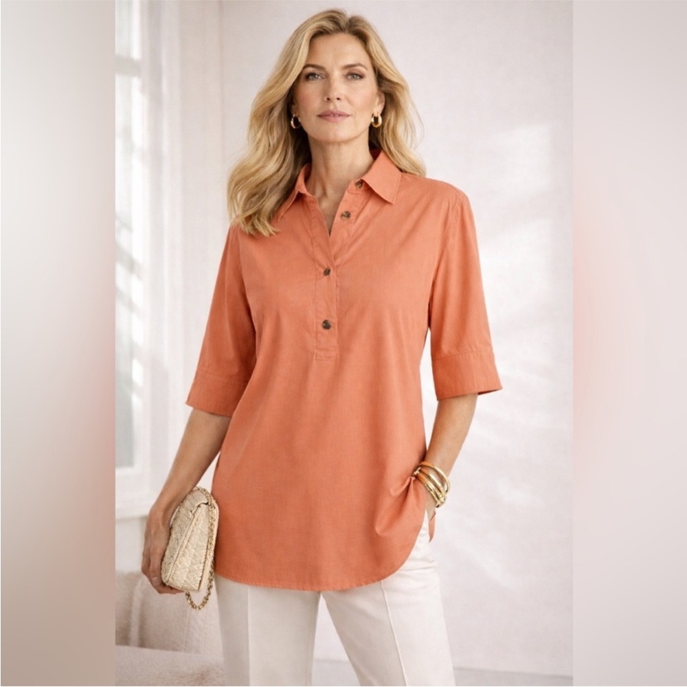Lafayette 148 Boyes Shirt Size Length